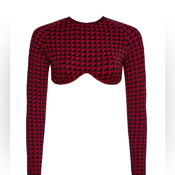 NWT 🏷️ Tropic of C Playa Rashguard and Lo Bottoms in Hibiscus Geo - Picture 3 of 9